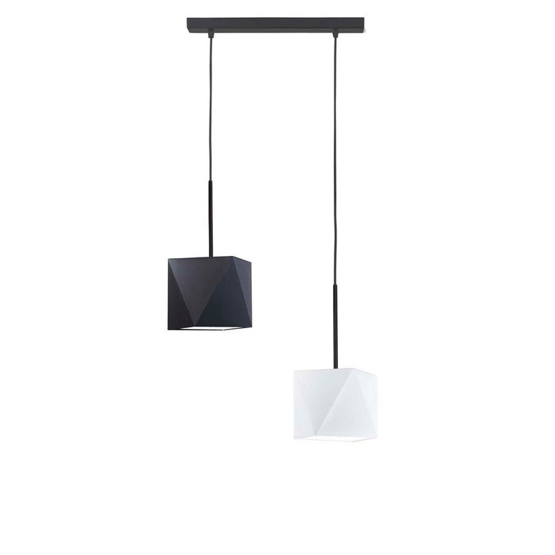 Lampa wisząca zwis żyrandol sufitowa z abażurami diament BELARUS Z2