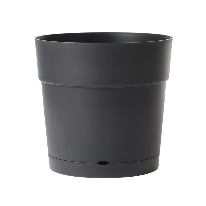 Donica z podstawką Piana 40cm szara GEOLIA