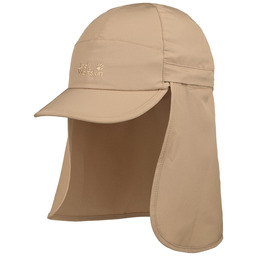 Czapka z Ochroną Szyi Uni Canyon by Jack Wolfskin, beżowy, M (56-57 cm)