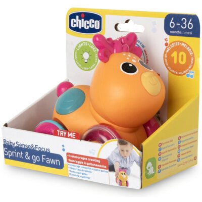 Zabawka interaktywna CHICCO Sense & Focus Jezdzacy Jelonek Baby 00012165000000