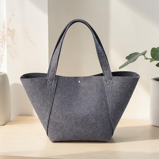 Duża torba filcowa shopper bag na ramię