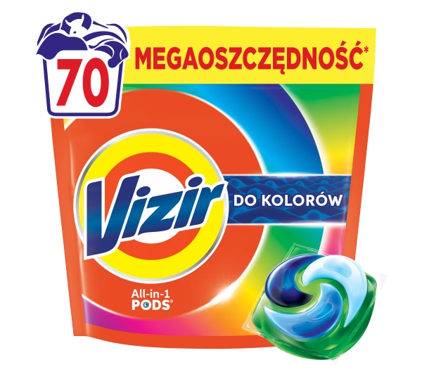 Vizir All-in-1 PODS Do kolorów 70szt