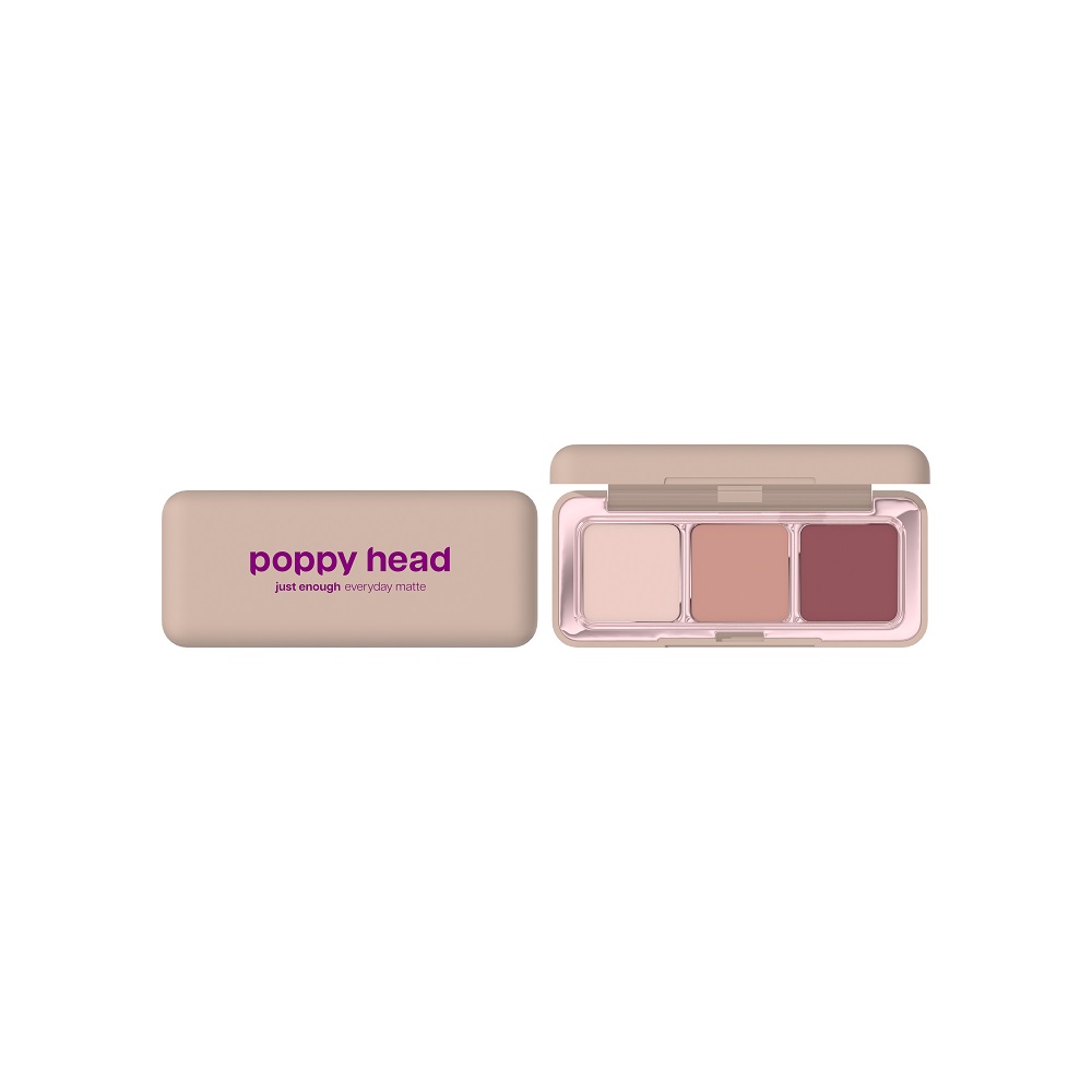 Poppy Head Just Enough Everyday Matte Paleta Cieni do Powiek 01 Mauve On