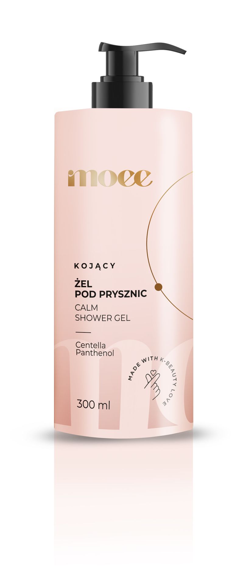 Moee Kojący Żel pod Prysznic z Ekstraktem z Wąkroty Azjatyckiej i Pantenolem 300ml