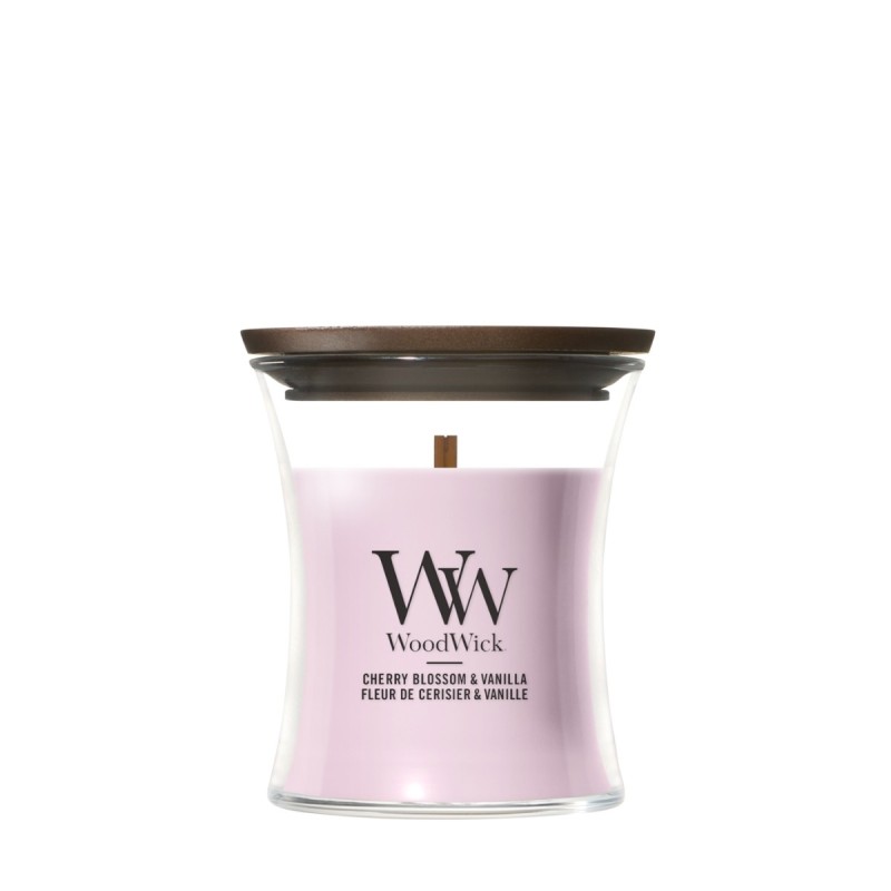 WoodWick Świeca Mała Cherry Blossom & Vanilla