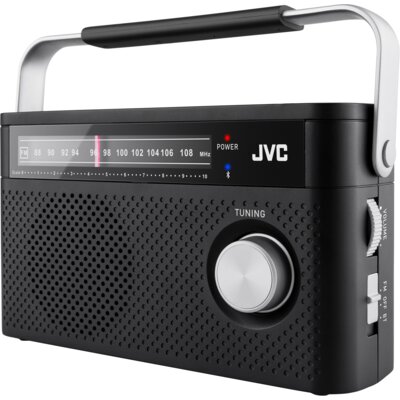 JVC Radio RA-E315B Analogowe Przenośne Czarny