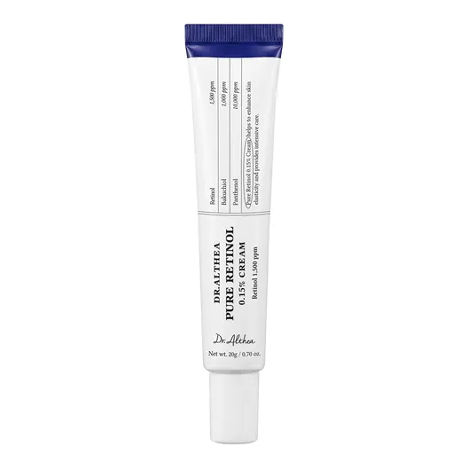 Dr. Althea Pure Retinol 0.15% przeciwzmarszczkowy krem do twarzy z retinolem 20 g