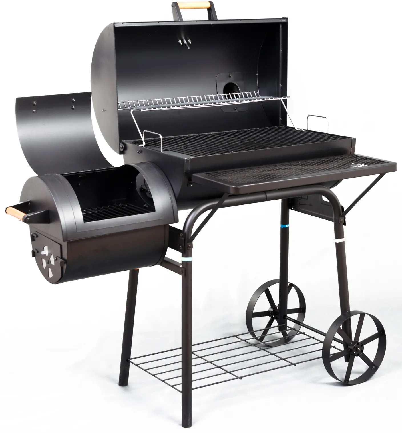 Edinos Podwójny grill stalowy z kominkiem P2-L18