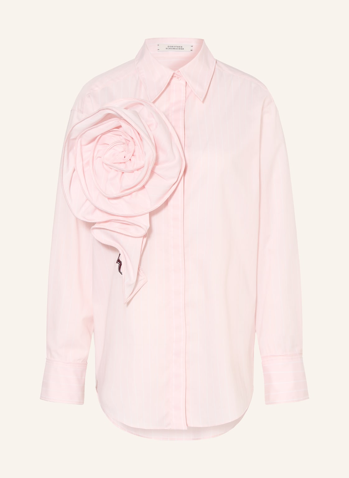 Dorothee Schumacher Bluzka Koszulowa Striped Power rosa