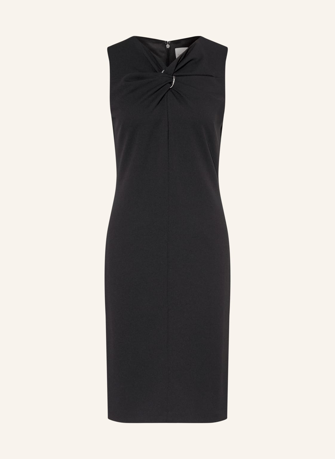 Calvin Klein Sukienka O Kroju Etui schwarz
