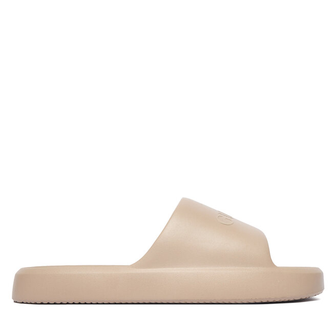 Klapki Guess F6GZ04 BB00F Beżowy
