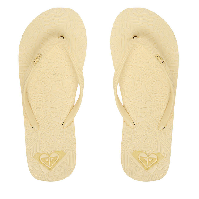Klapki Roxy CEOWB-SS25-3C021 Żółty jasny