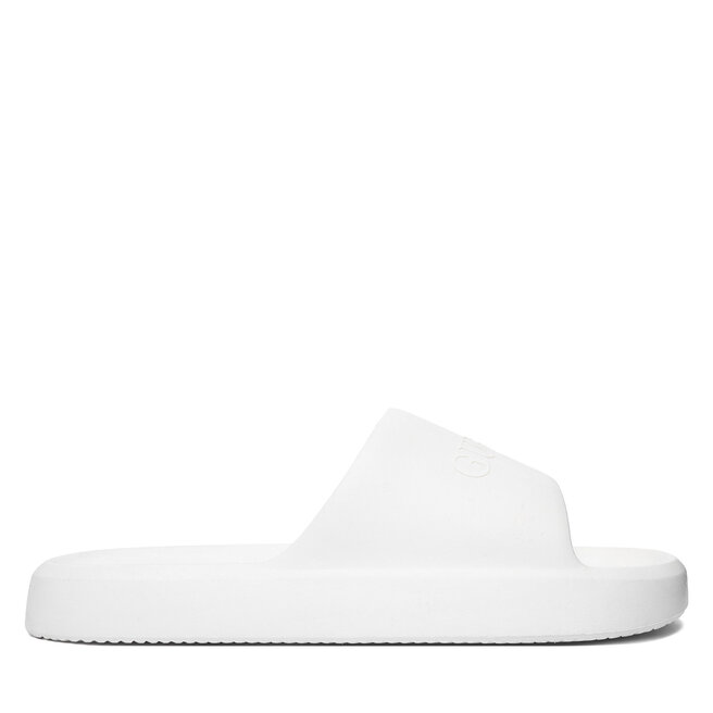 Klapki Guess F6GZ04 BB00F Biały
