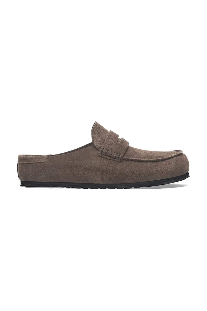 Birkenstock klapki zamszowe Naples Wrapped LEVE