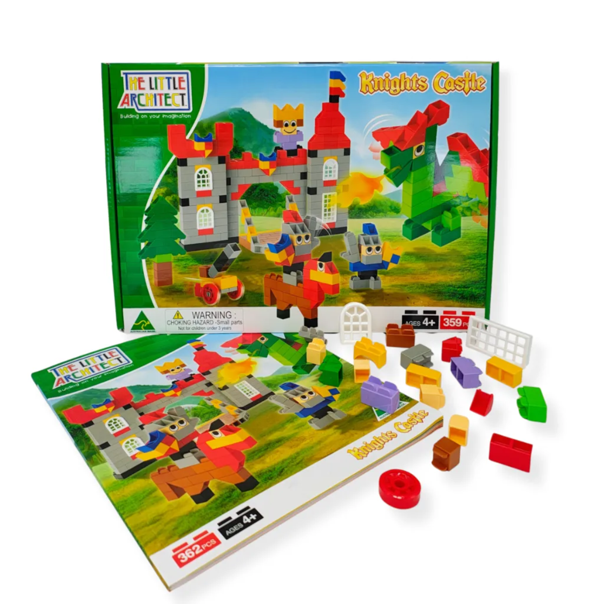 Klocki zamek rycerski 359 el. – Little Architect 4+