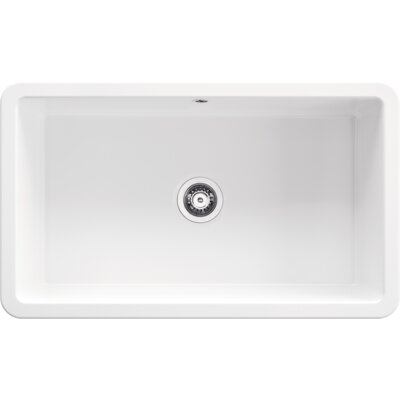 Deante Zlewozmywak ceramiczny 1-komorowy Lumi biały ZCU_610D