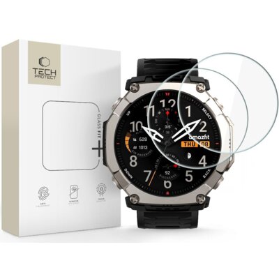 Szkło hartowane TECH-PROTECT Glass Fit+ do Amazfit T-Rex Ultra 2 (2 szt.)