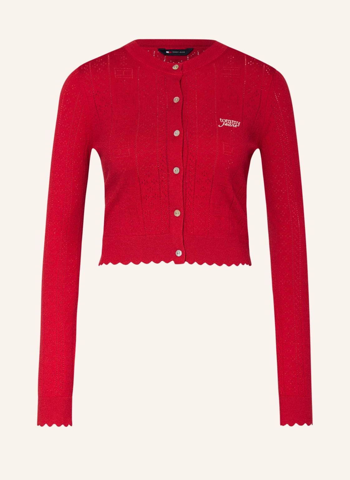 Tommy Jeans Kardigan rot