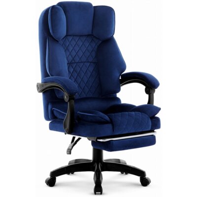 HELL'S CHAIR Fotel HC- 1031 Granatowy