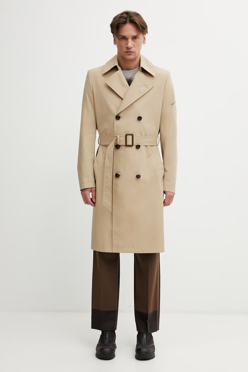 MM6 Maison Margiela trencz męski z bawełną