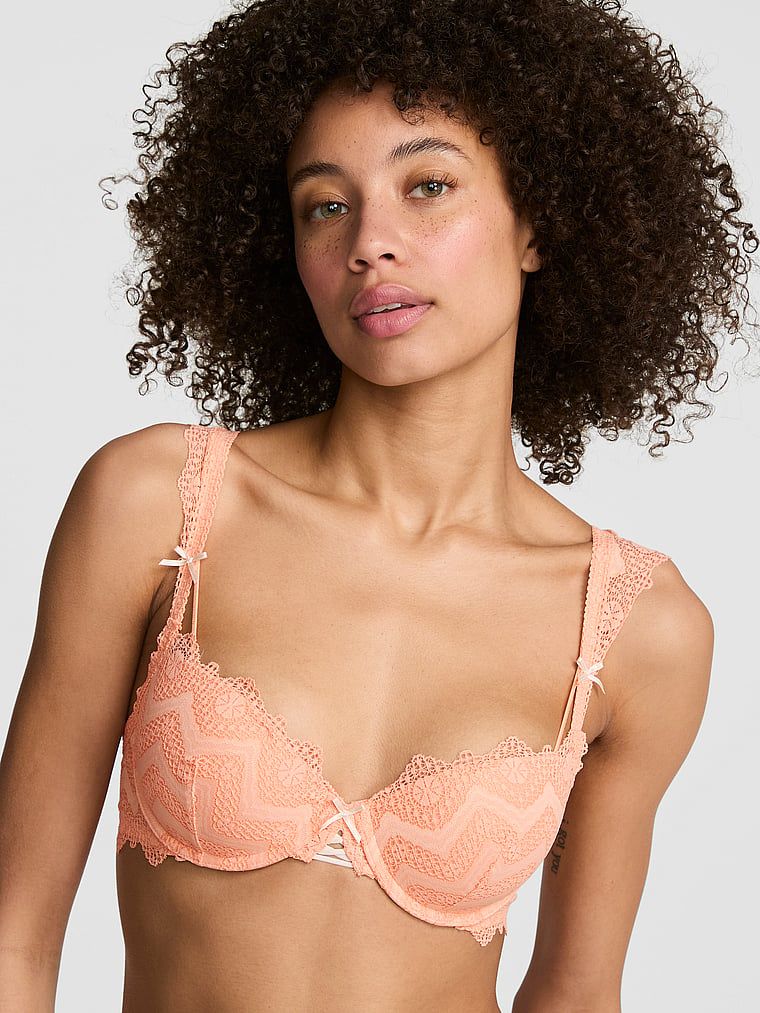 Biustonosz push-up balconette PINK Wink