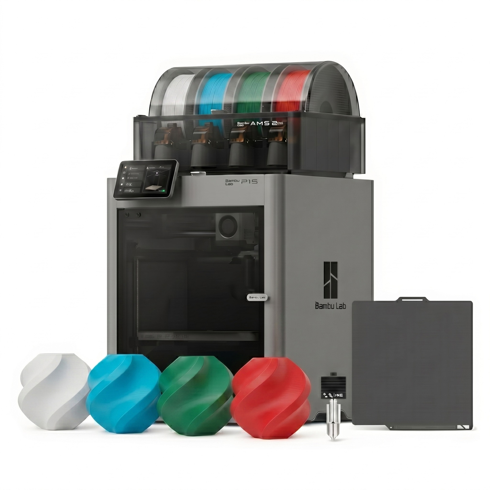 Pakiet - Drukarka 3D Bambu Lab P2S Combo + 4x filament + nakładka PEI + hotend