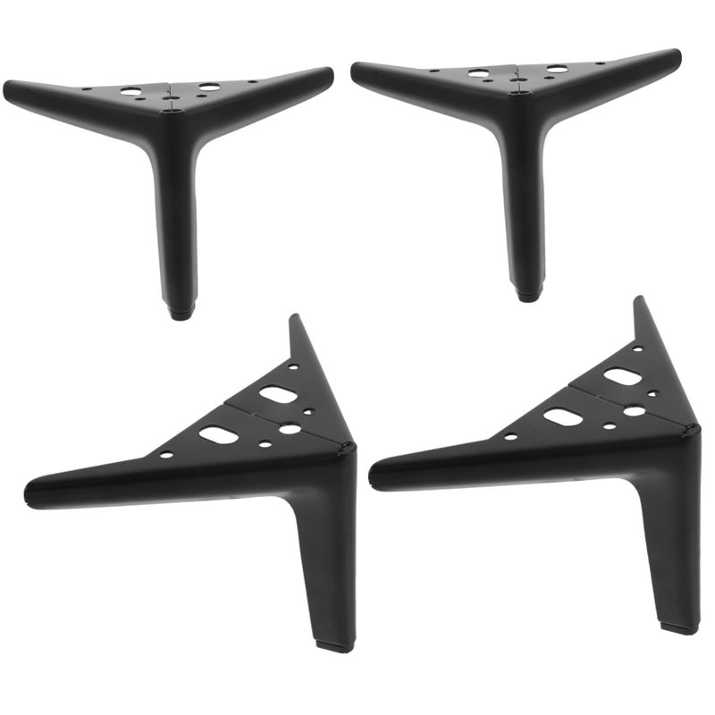 Zestaw nóg do mebli, nogi do szafek, nogi meblowe do biura, nogi do mebli ogrodowych, nogi do szafy ze stali, 15 cm