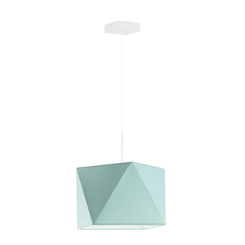 Lampa wisząca zwis żyrandol sufitowa z abażurem diament BURNE Z1 (+ detal)
