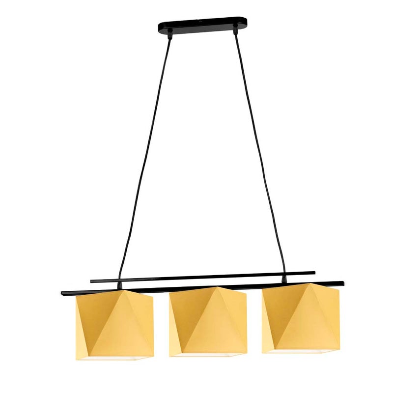 Lampa wisząca zwis żyrandol sufitowa z abażurami diament BARCELONA Z3