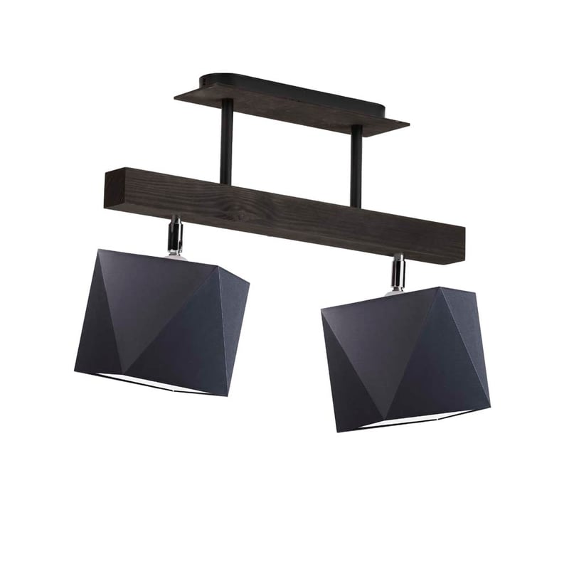 Lampa żyrandol plafon sufitowy z abażurami diament FORMA P2