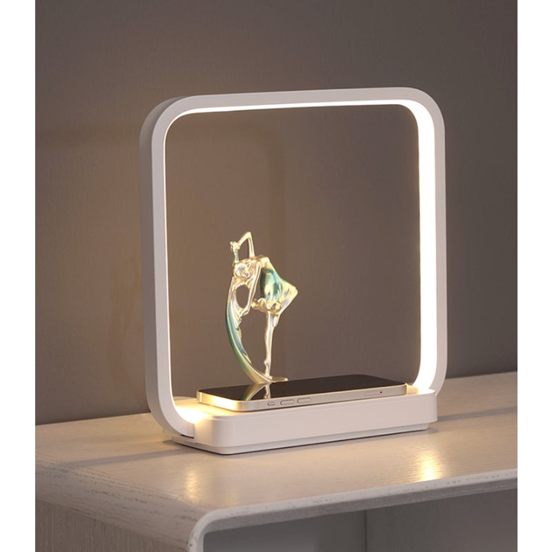 Bezprzewodowa lampa stołowa z ładowaniem magnetycznym, dekoracyjna lampka biurkowa, lampka nocna, lampka nocna USB