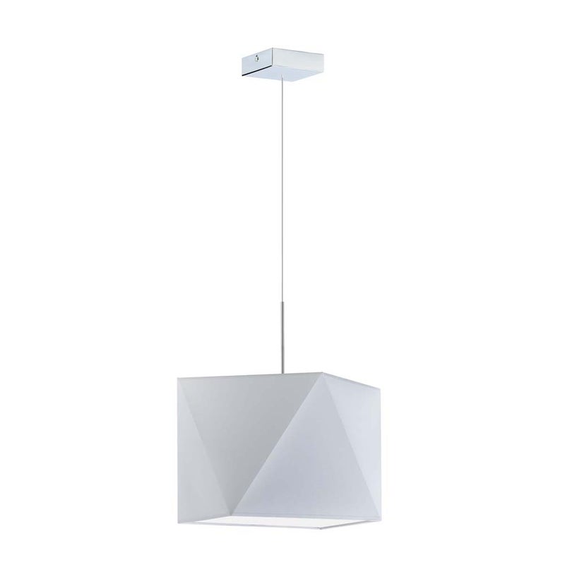 Lampa wisząca zwis żyrandol sufitowa z abażurem diament BURNE Z1 (+ detal)