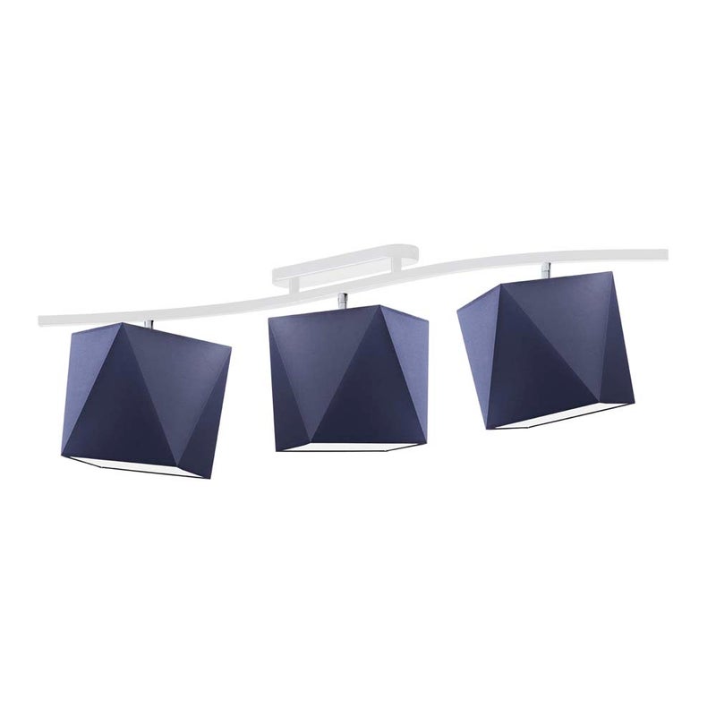 Lampa żyrandol plafon sufitowy z abażurami diament MICHELLE FALA P3