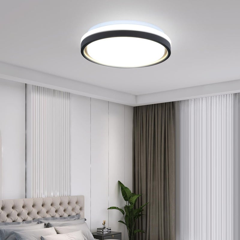 Plafon LED, plafon do sypialni, średnica 40 cm, 26W, odpowiedni do sypialni, kuchni, jadalni, światło białe 6500K