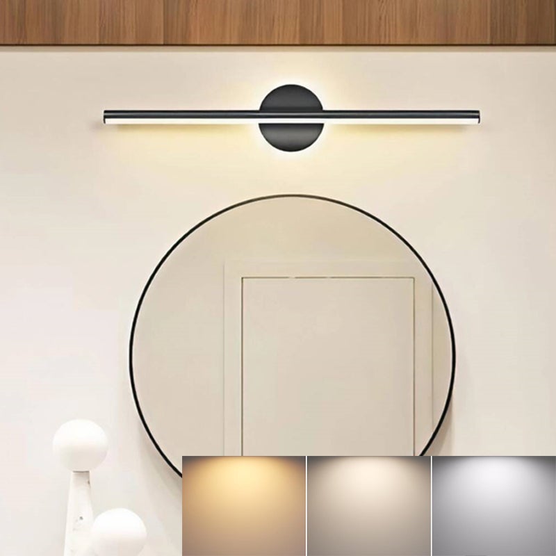 Lampa do lustra toaletowego 40 cm - Oświetlenie LED 10W, 3 temperatury barwowe - Lampa ścienna do toalety - Idealna do lustra w hotelowej szafce.