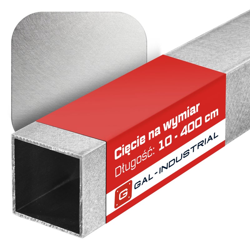 Profil Aluminiowy SATYNOWANY 35x35x2mm 280 cm Rura Kwadratowa Na wymiar