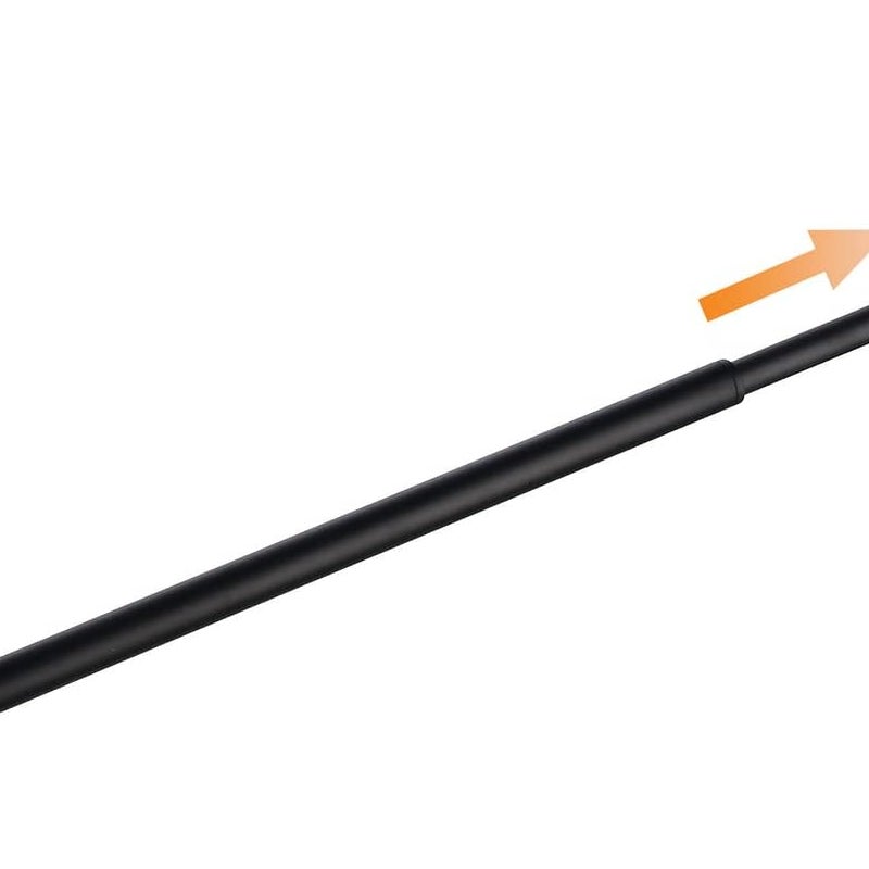 Regulowany wieszak na ręczniki 40cm do 66cm, drążek na ręczniki do łazienki montowany na ścianie, czarny, stal nierdzewna 304