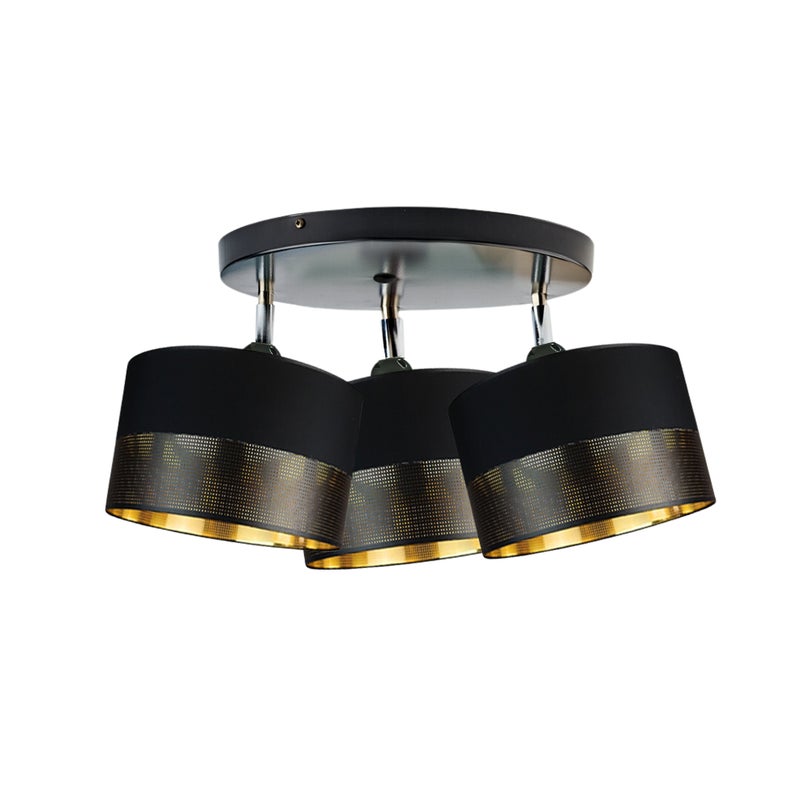Lampa żyrandol plafon sufitowa z abażurami walec JAZZ P3