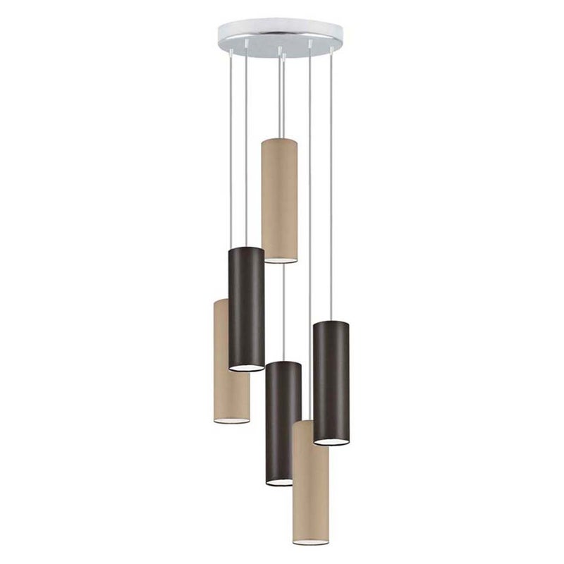 Lampa wisząca zwis żyrandol sufitowa z abażurami tuba FINE Z6