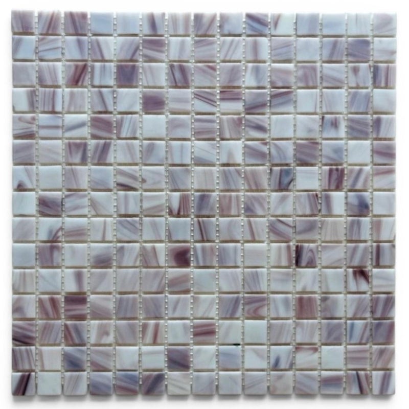 Mozaika Szklana Marmurkowa Fiolet/Lilia 32,5x32,5 cm