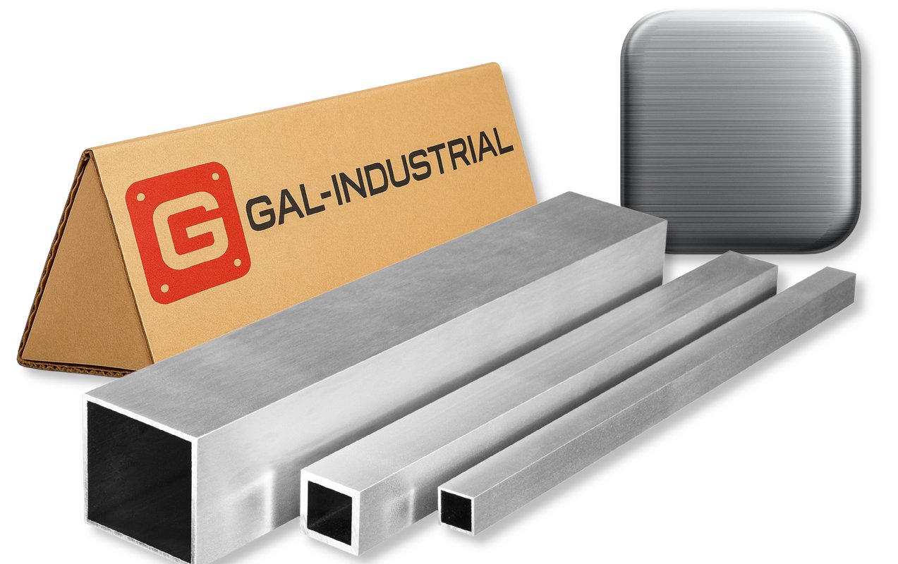 Profil Aluminiowy SZCZOTKOWANY 35x35x2mm 240 cm Rura Kwadratowa Na wymiar