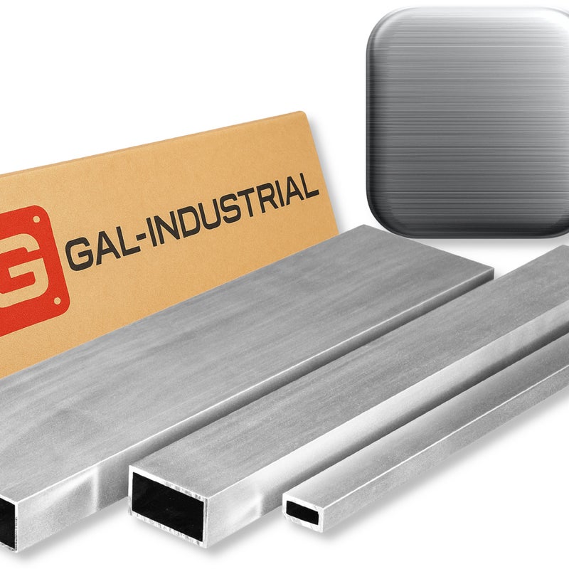Profil Aluminiowy SZCZOTKOWANY 20x10x2mm 190 cm Rura Prostokątna Na wymiar