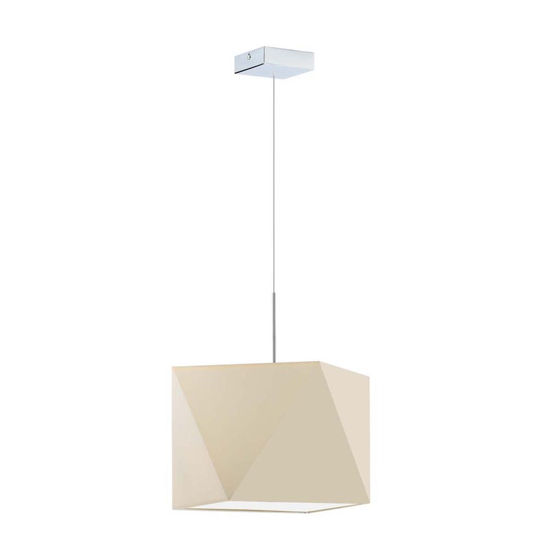 Lampa wisząca zwis żyrandol sufitowa z abażurem diament BURNE Z1 (+ detal)