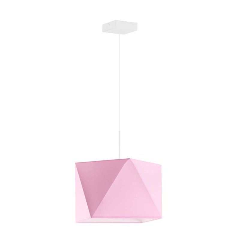 Lampa wisząca zwis żyrandol sufitowa z abażurem diament BURNE Z1 (+ detal)