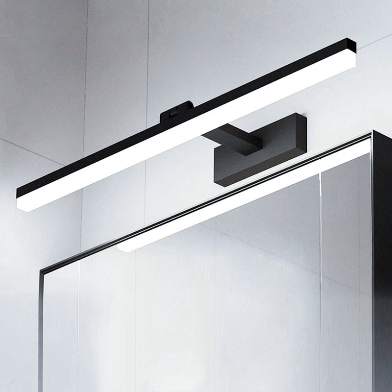 Lampa LED do lustra łazienkowego 40 cm, lampa ścienna LED, lampa do obrazów, kąt regulowany do 180°, białe światło (8 W)