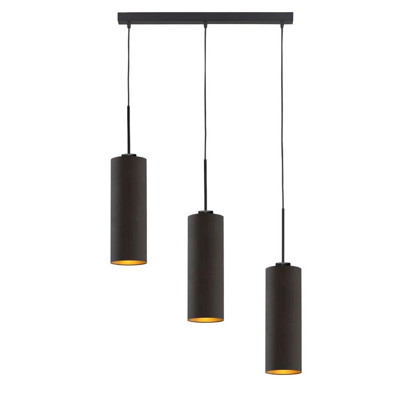Lampa wisząca zwis żyrandol sufitowa z abażurami tuba BELL Z3