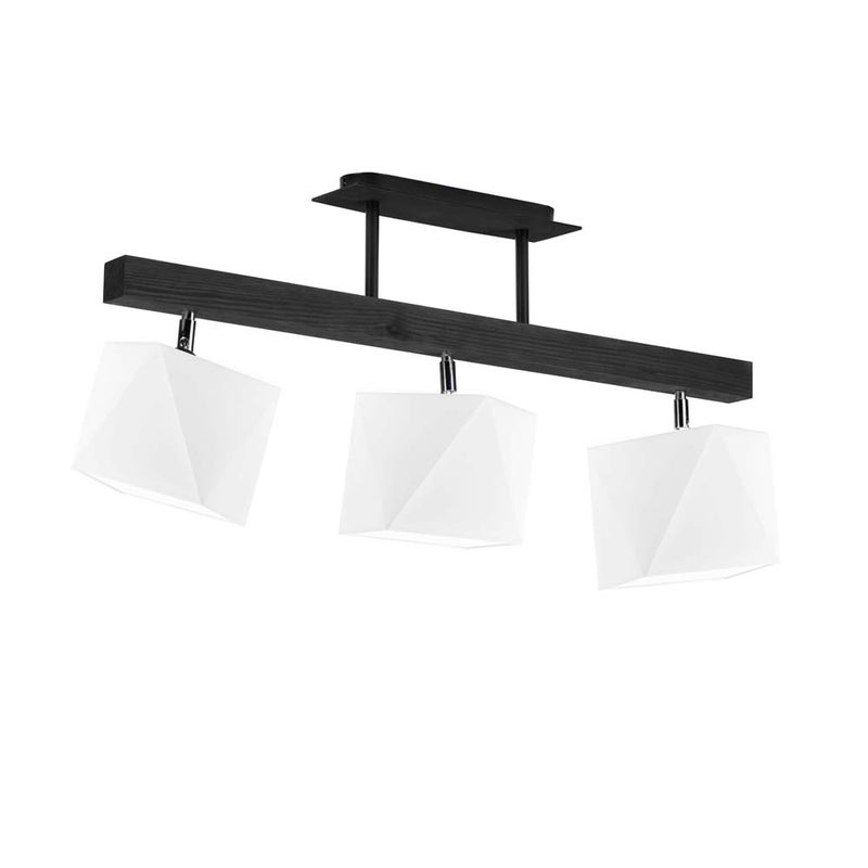 Lampa żyrandol plafon sufitowy z abażurami diament FORMA P3