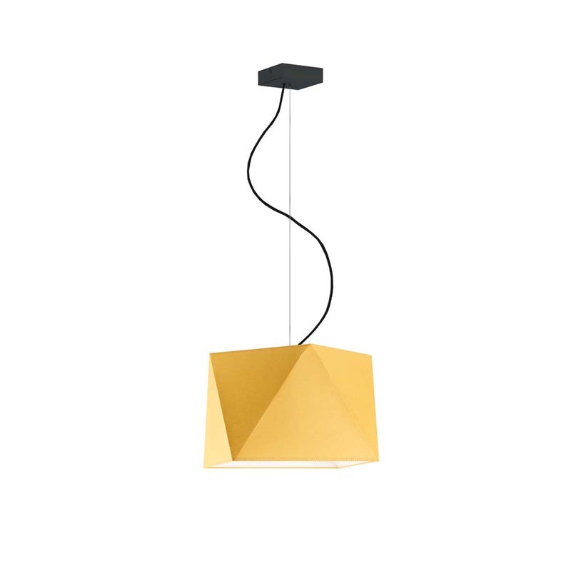 Lampa wisząca zwis żyrandol sufitowa z abażurem diament BURNE Z8