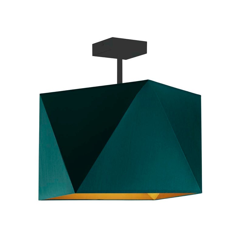 Lampa żyrandol plafon sufitowa z abażurem diament BURNE P3