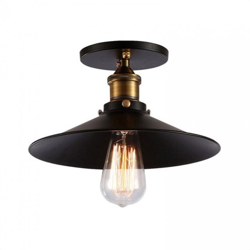 Plafoniera industrialna E27 22 cm do korytarza, salonu, sypialni